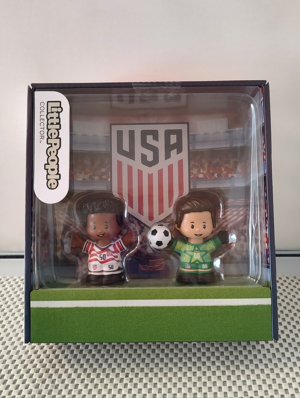 Little People Collector U.S.A. Soccer Special Edition Set Fisher Price NWT